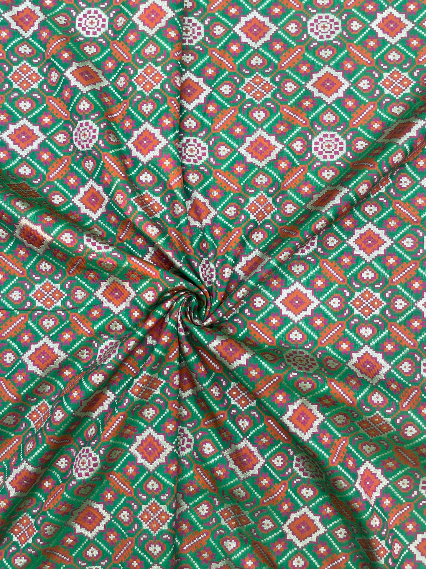 Banarasi Brocade Patola Weaving (Color Available) 44"Inch