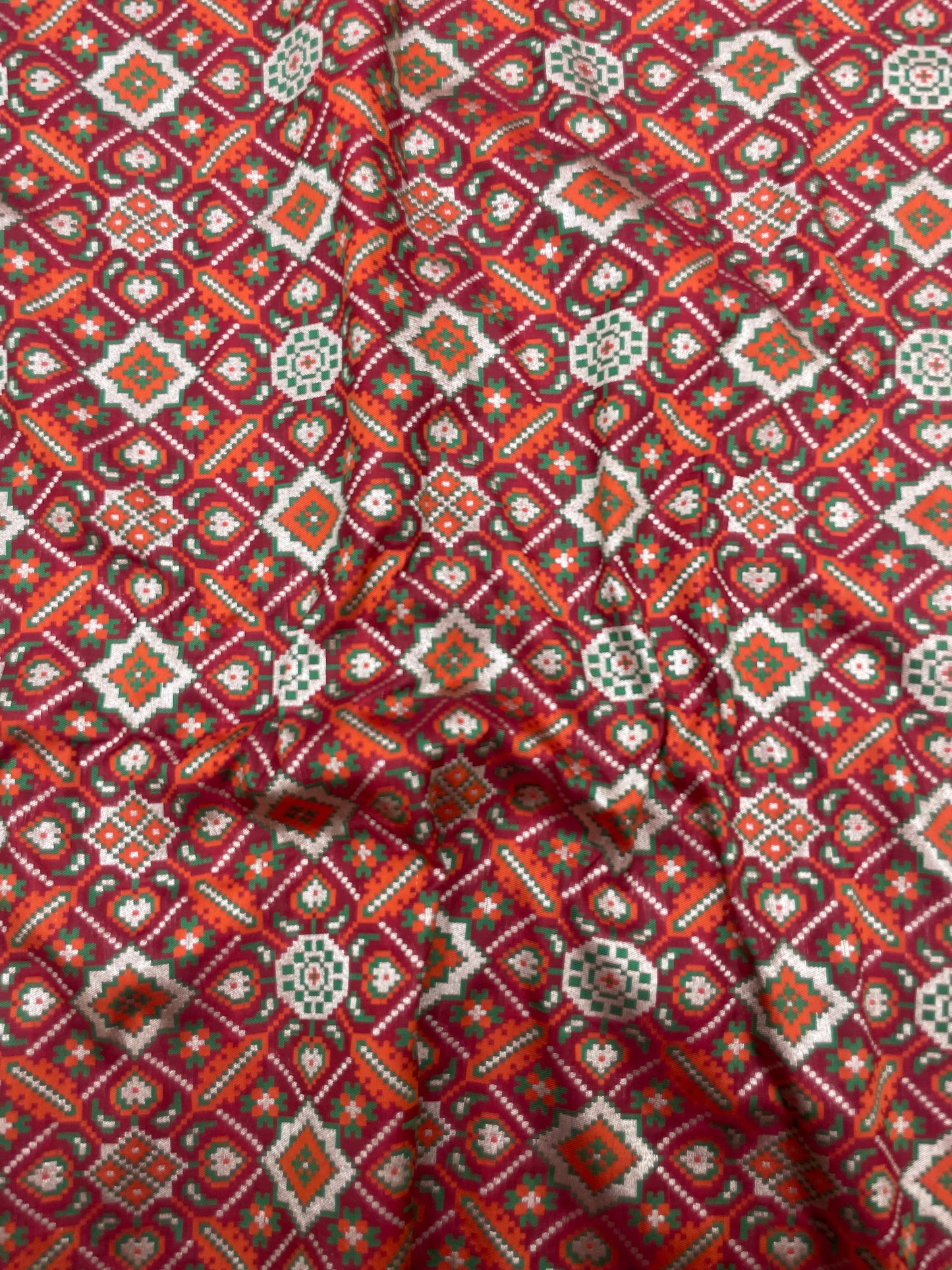 Banarasi Brocade Patola Weaving (Color Available) 44"Inch