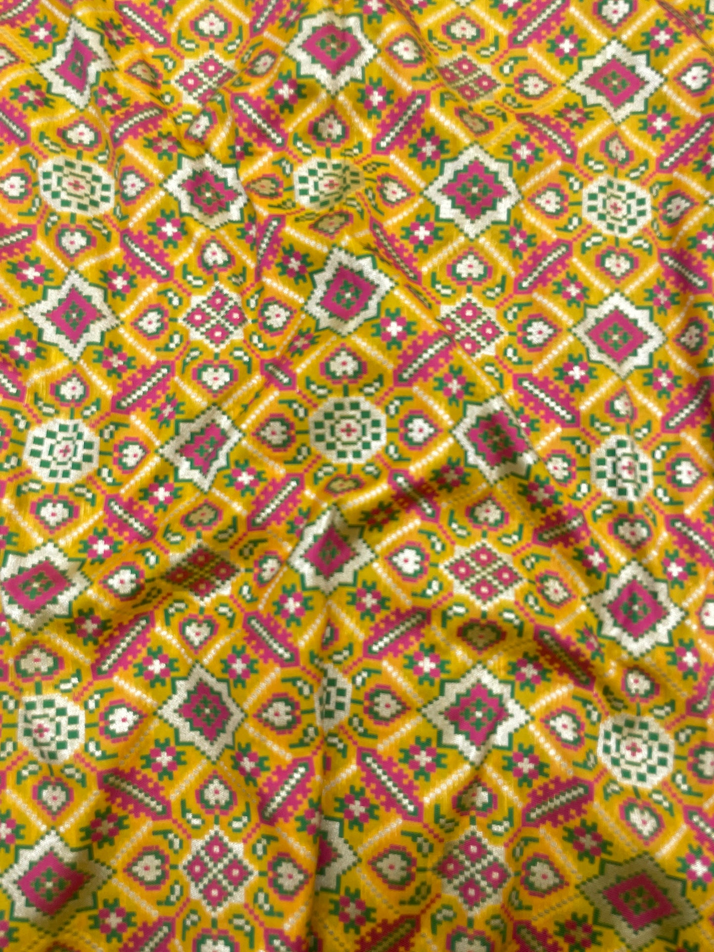 Banarasi Brocade Patola Weaving (Color Available) 44"Inch