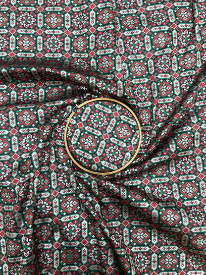 Banarasi Brocade Patola Weaving (Color Available) 44"Inch