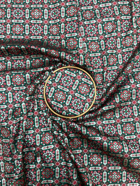 Banarasi Brocade Patola Weaving (Color Available) 44"Inch