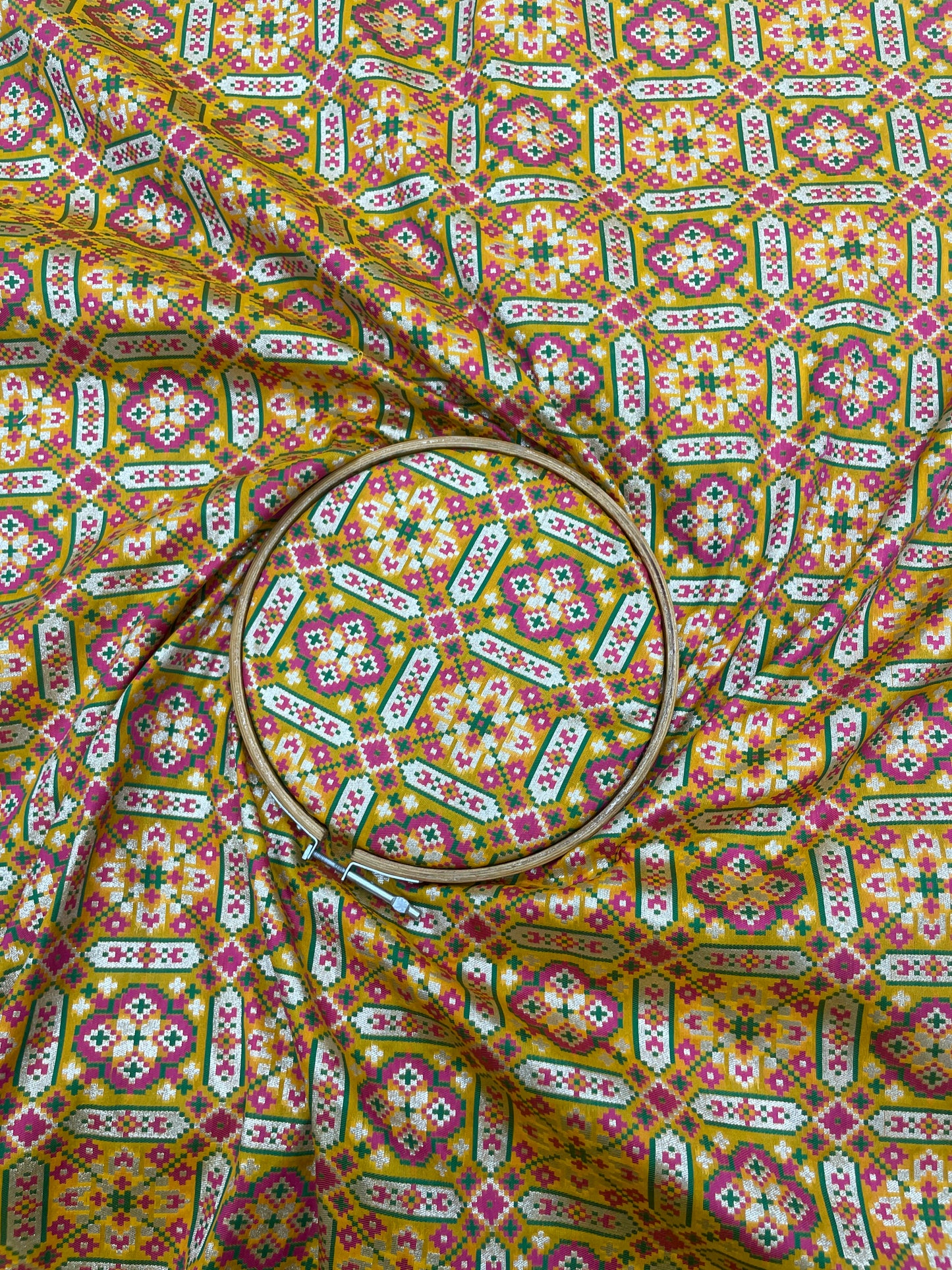 Banarasi Brocade Patola Weaving (Color Available) 44"Inch