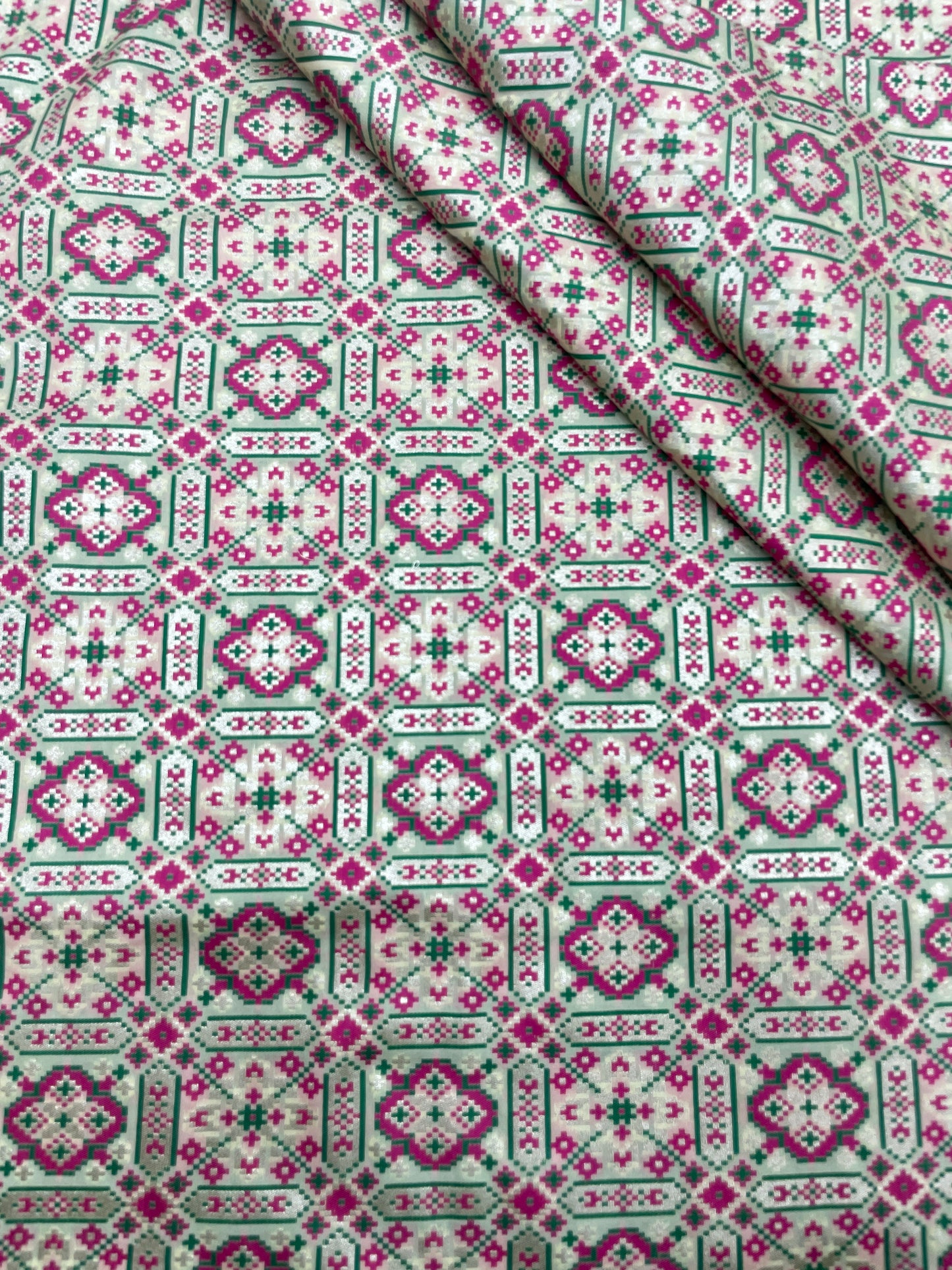 Banarasi Brocade Patola Weaving (Color Available) 44"Inch