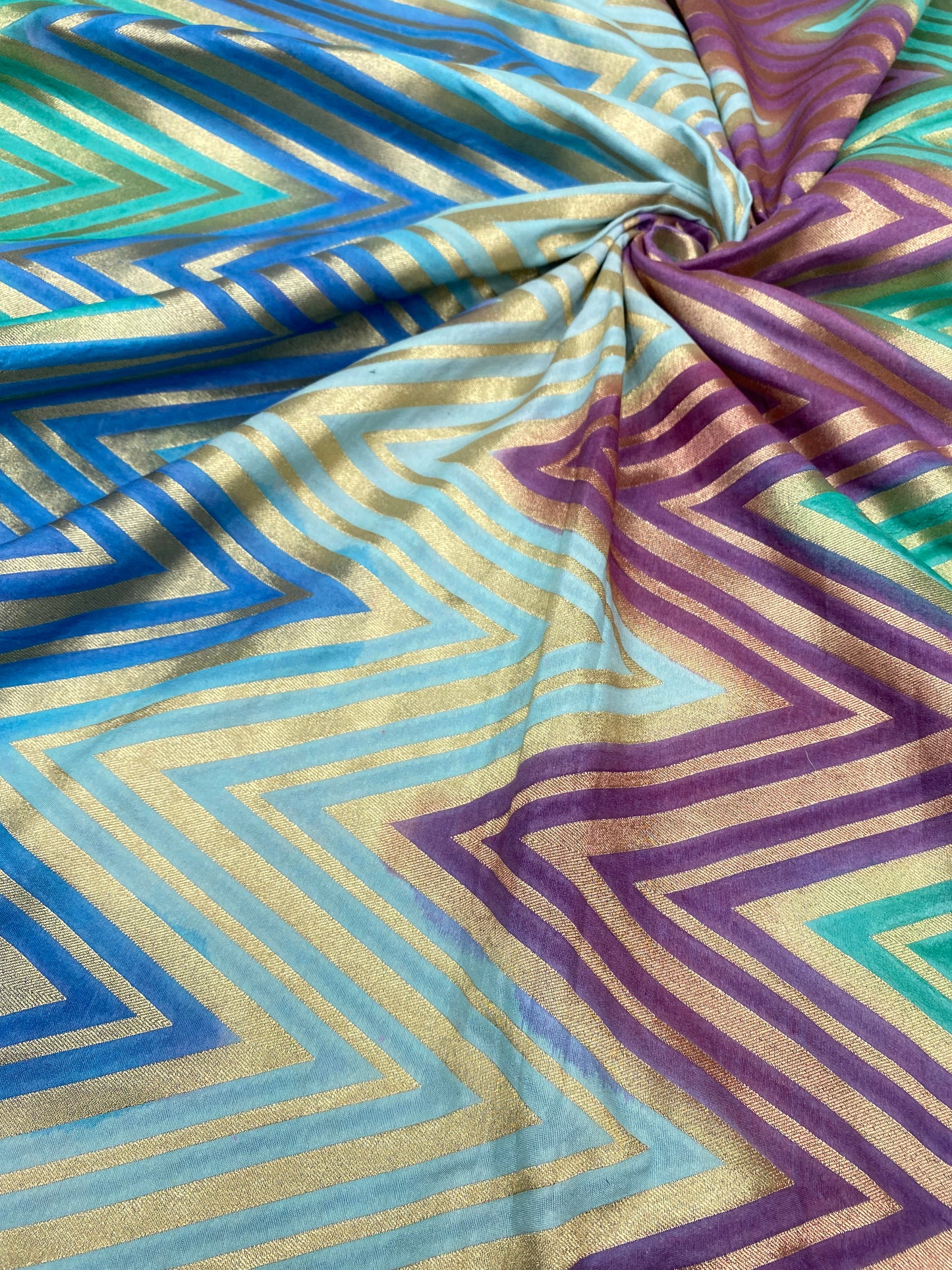 Shaded Banarasi Silk Brocade (Color Available) 44 Inch