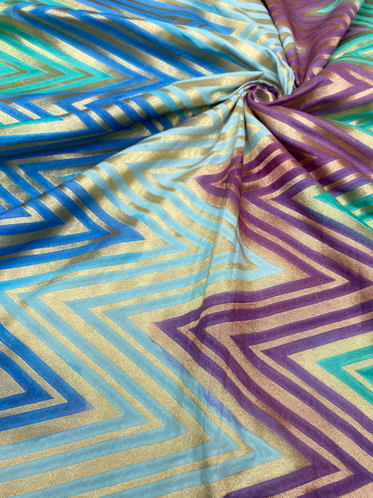 Shaded Banarasi Silk Brocade (Color Available) 44 Inch