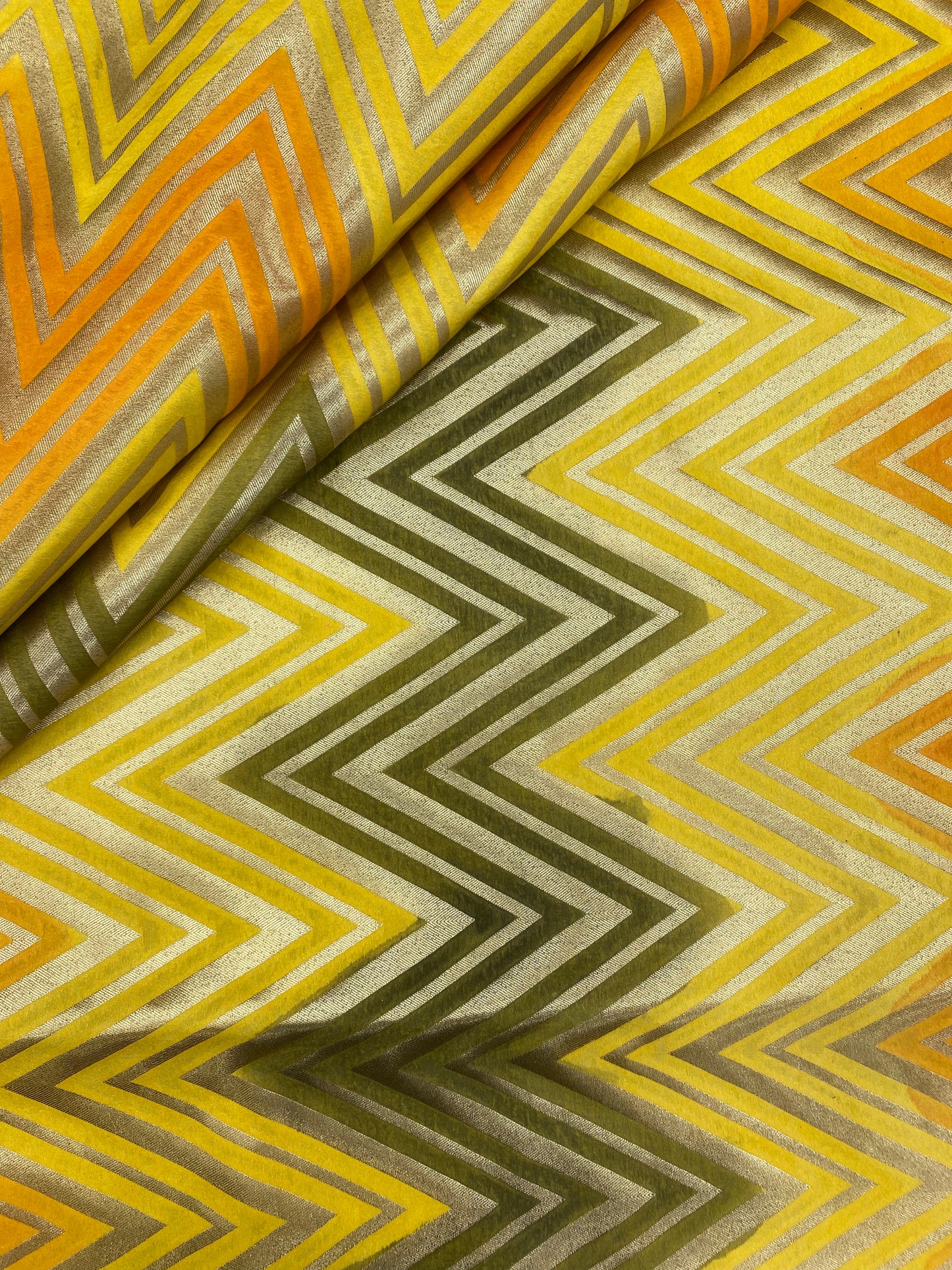 Shaded Banarasi Silk Brocade (Color Available) 44 Inch