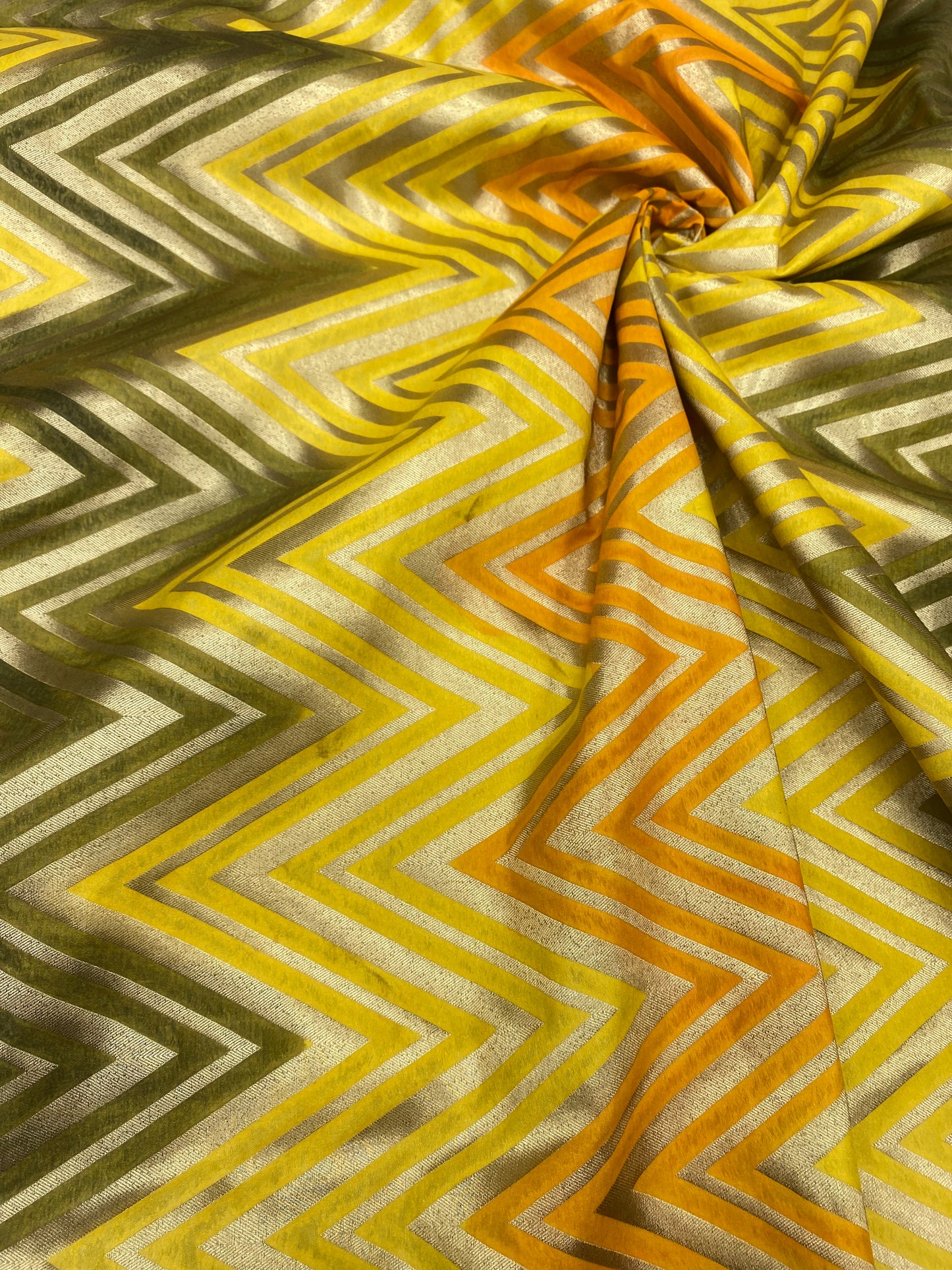 Shaded Banarasi Silk Brocade (Color Available) 44 Inch