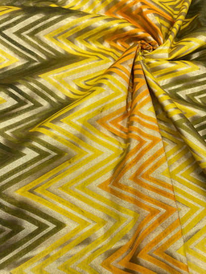 Shaded Banarasi Silk Brocade (Color Available) 44 Inch