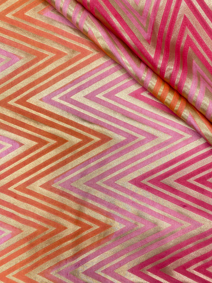 Shaded Banarasi Silk Brocade (Color Available) 44 Inch