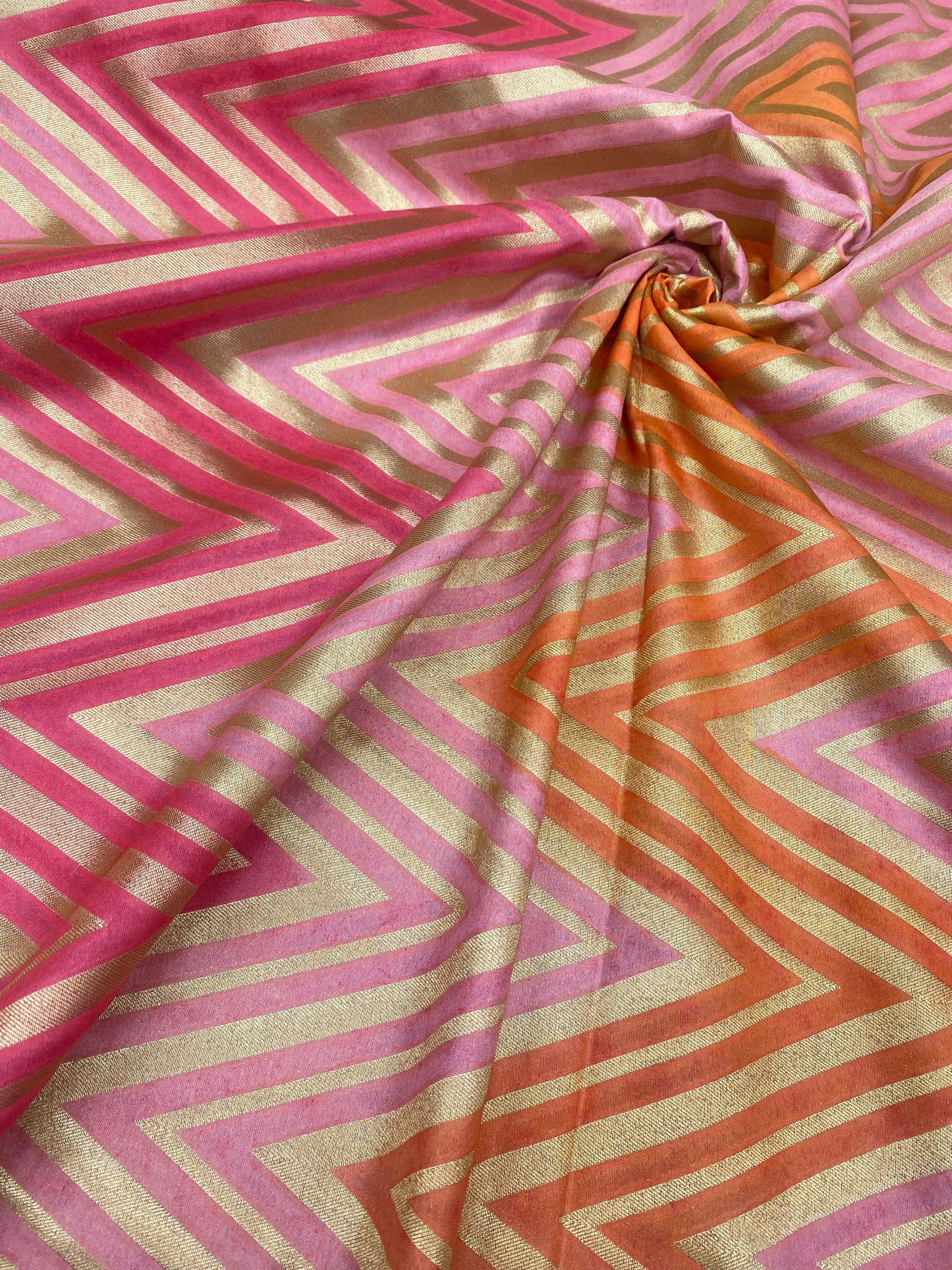 Shaded Banarasi Silk Brocade (Color Available) 44 Inch