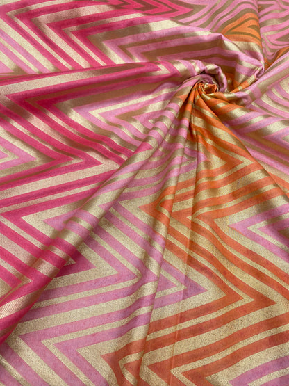 Shaded Banarasi Silk Brocade (Color Available) 44 Inch