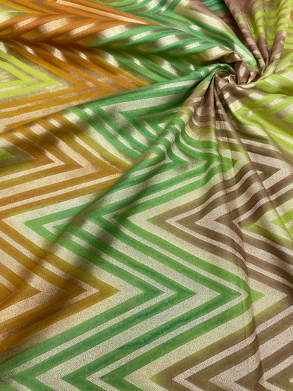 Shaded Banarasi Silk Brocade (Color Available) 44 Inch