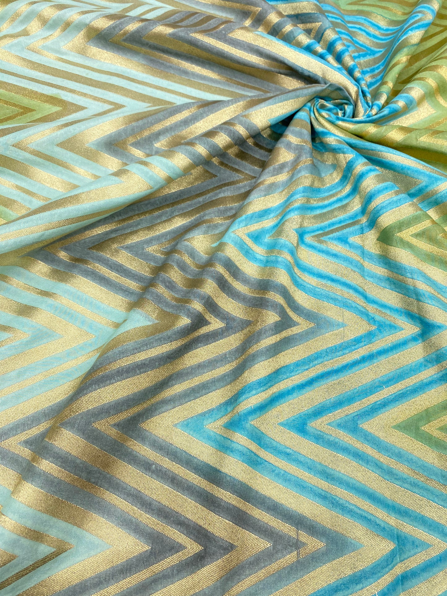 Shaded Banarasi Silk Brocade (Color Available) 44 Inch