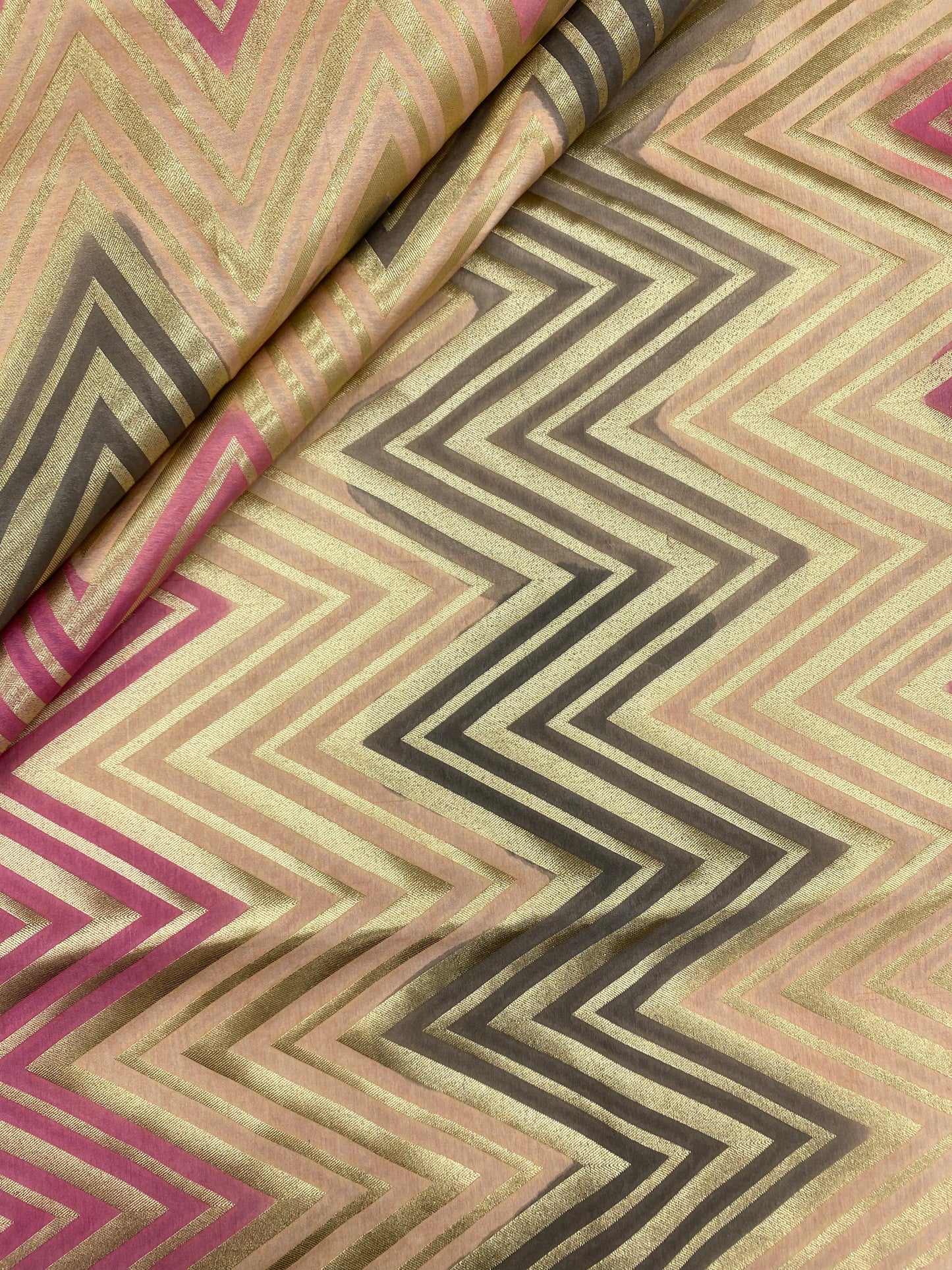 Shaded Banarasi Silk Brocade (Color Available) 44 Inch