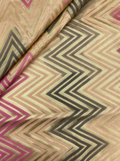 Shaded Banarasi Silk Brocade (Color Available) 44 Inch