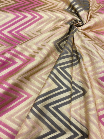 Shaded Banarasi Silk Brocade (Color Available) 44 Inch