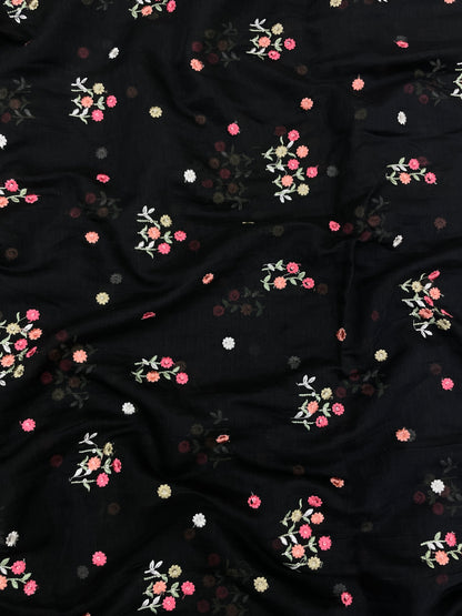 Chanderi Silk Embroidery (colors available) 44"inch