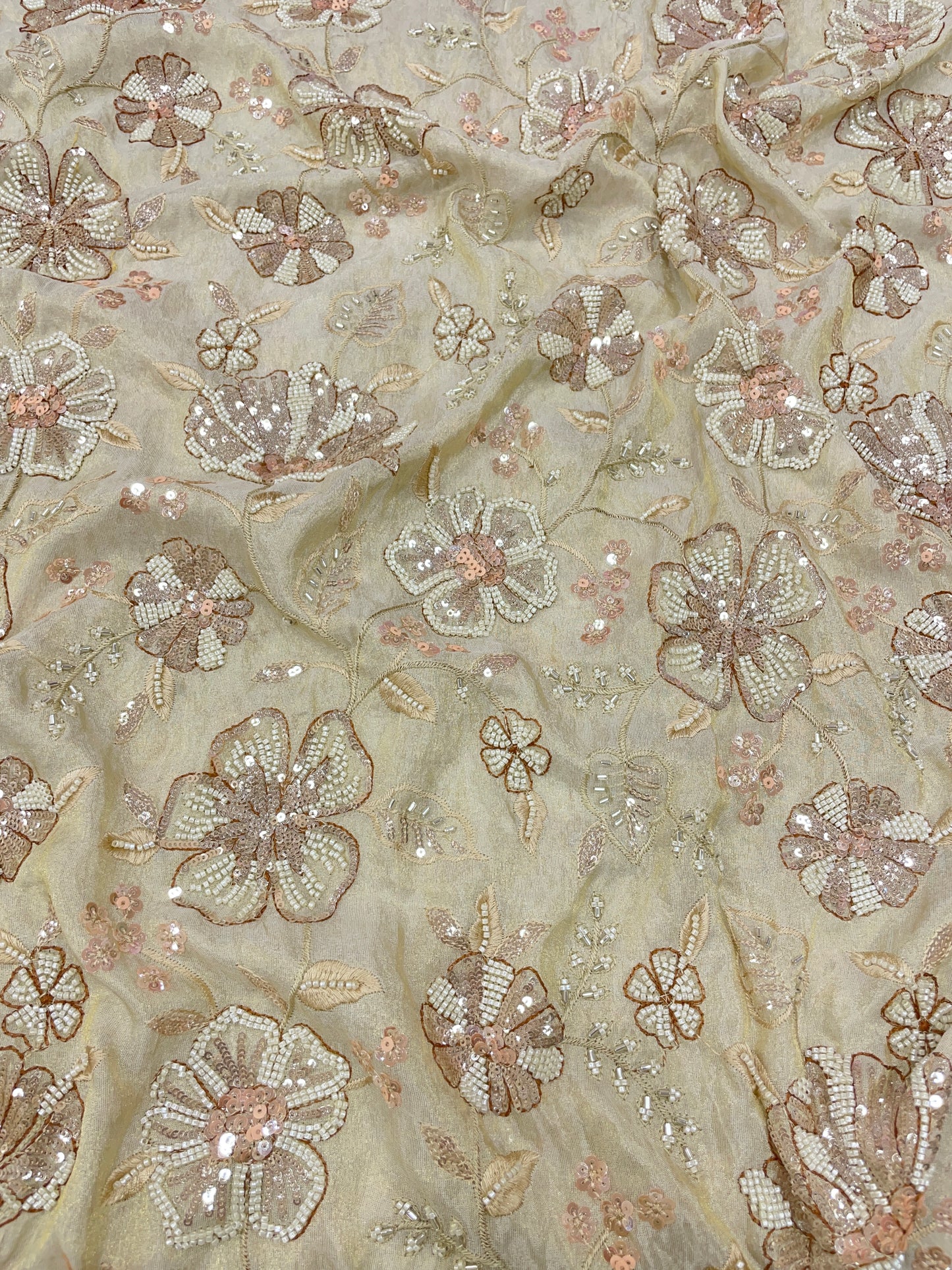 Tissue Beads Embroidery (44"Inch)