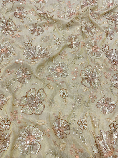 Tissue Beads Embroidery (44"Inch)