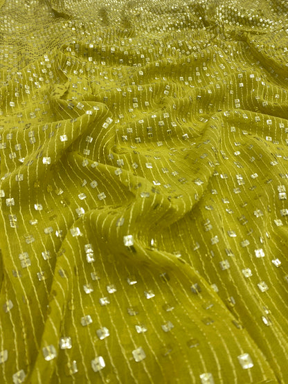 Georgette Embroidery (Color Available) 54"Inch