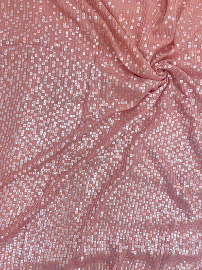 Georgette Embroidery (Color Available) 54"Inch