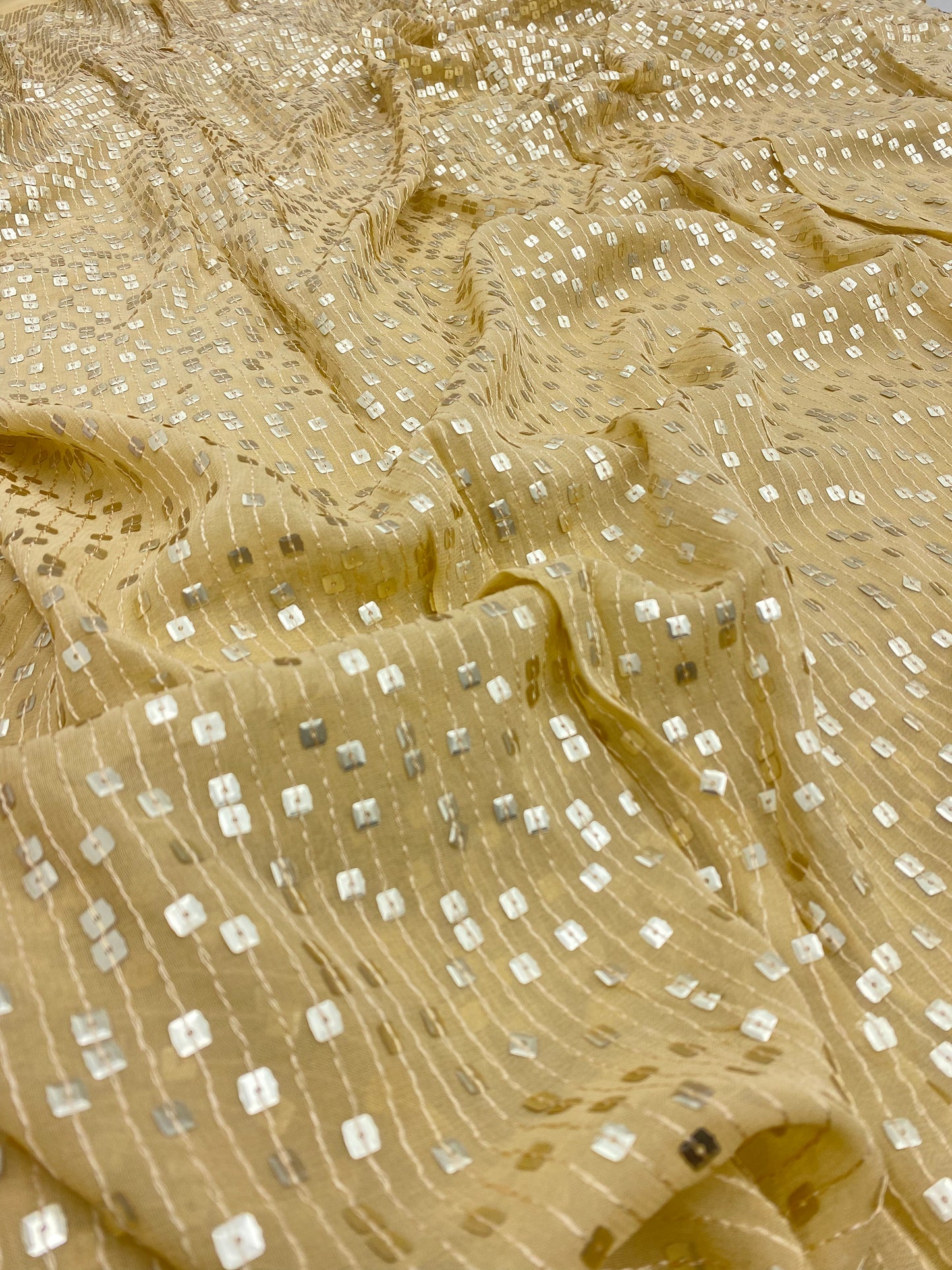 Georgette Embroidery (Color Available) 54"Inch