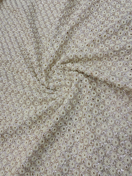 Tissue Beads And Mirror Embroidery (44"Inch)