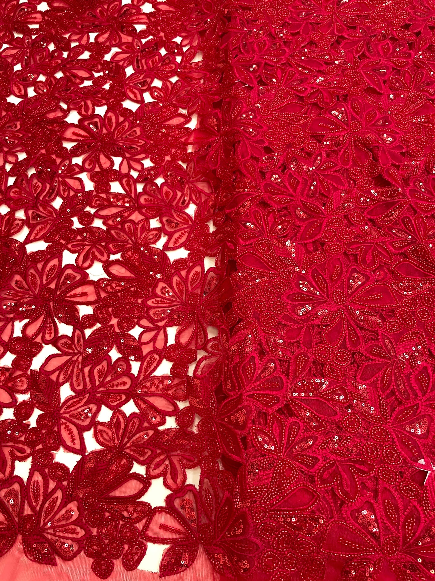 Net CutWork Embroidery (Color Available) 44"Inch