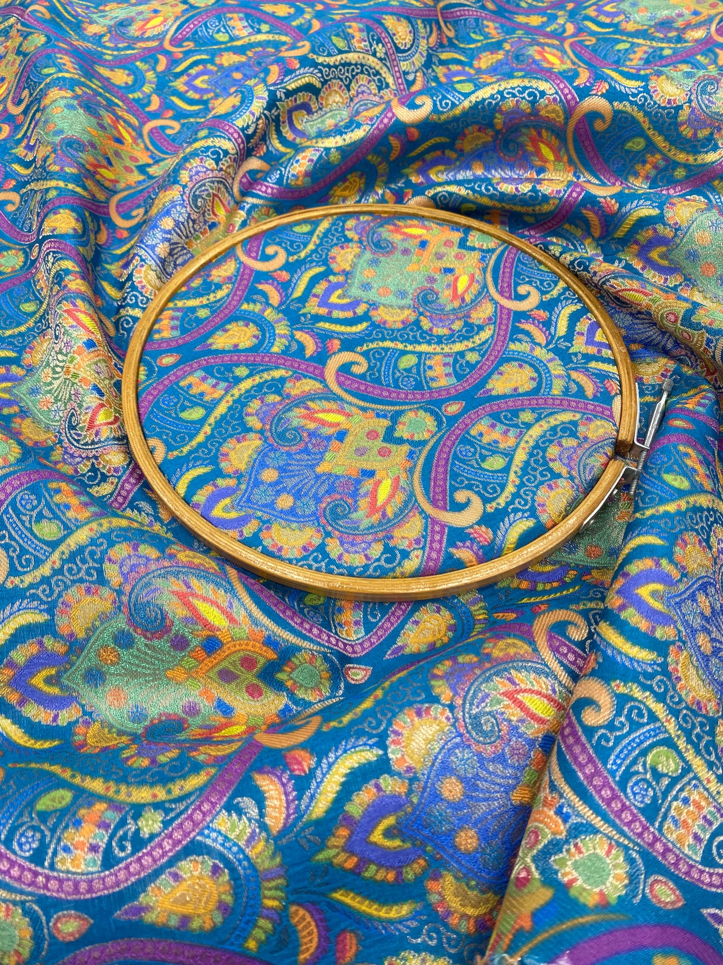 Banarasi Brocade With Print (Color Available) 44"Inch