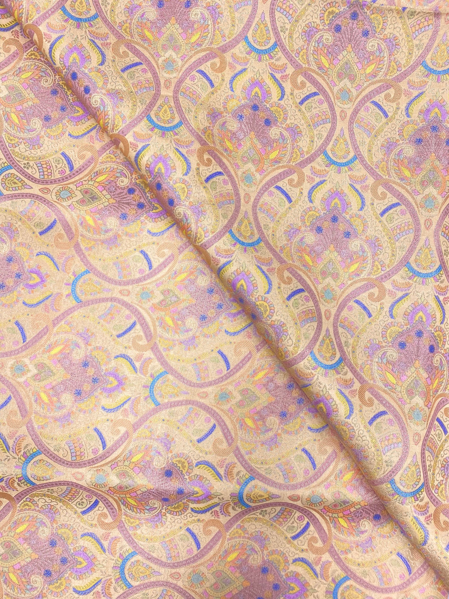 Banarasi Brocade With Print (Color Available) 44"Inch