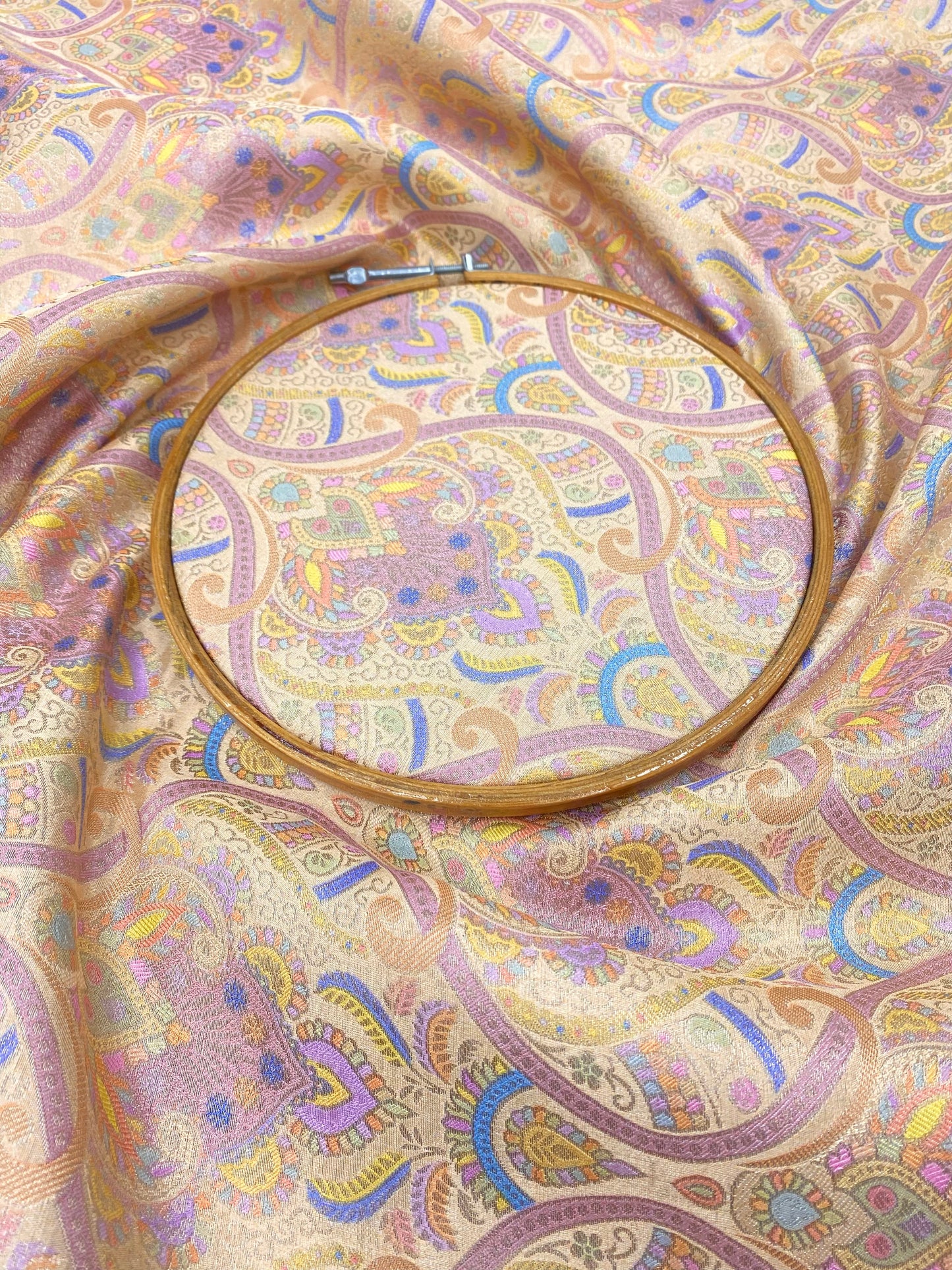 Banarasi Brocade With Print (Color Available) 44"Inch