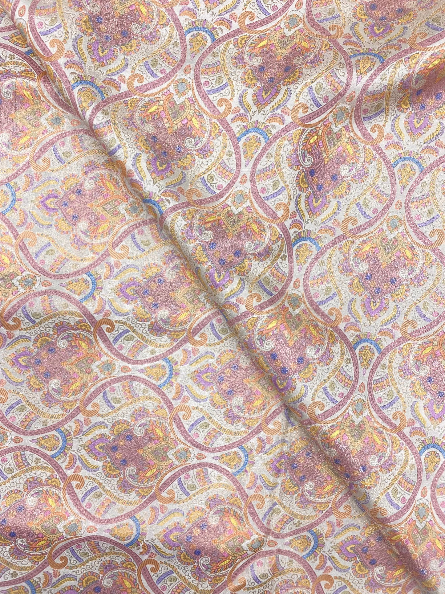 Banarasi Brocade With Print (Color Available) 44"Inch