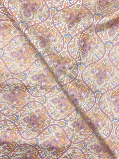 Banarasi Brocade With Print (Color Available) 44"Inch