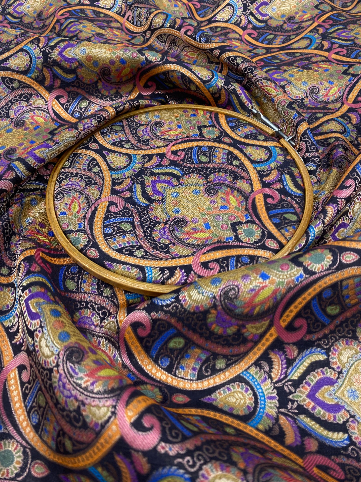 Banarasi Brocade With Print (Color Available) 44"Inch