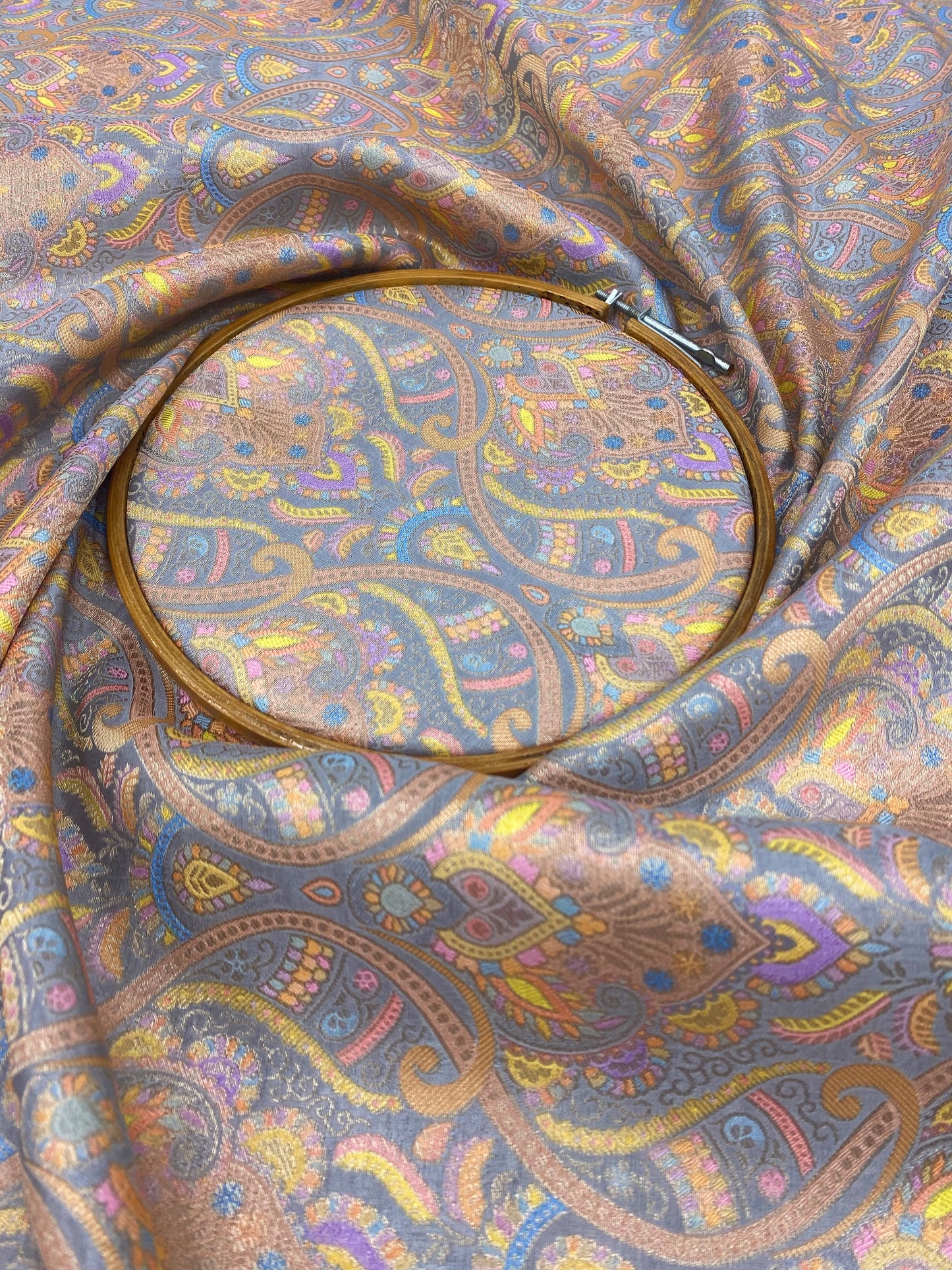 Banarasi Brocade With Print (Color Available) 44"Inch