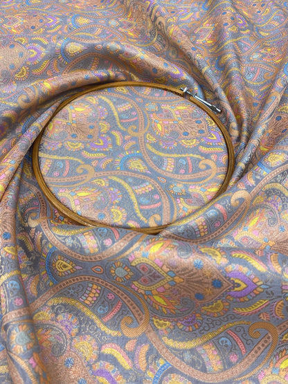 Banarasi Brocade With Print (Color Available) 44"Inch