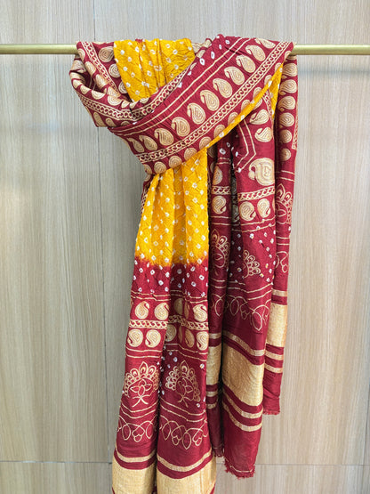 Dola Silk Bandhani Dupatta