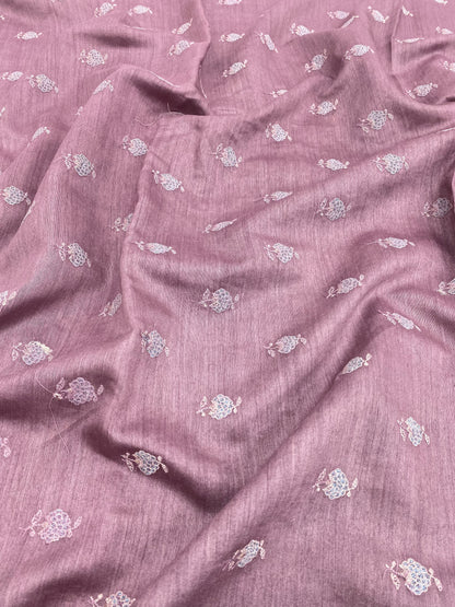 Pure Munga Embroidery (Color Availble) 44"Inch