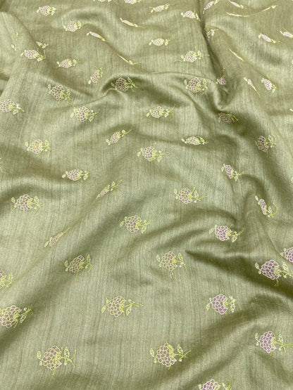 Pure Munga Embroidery (Color Availble) 44"Inch