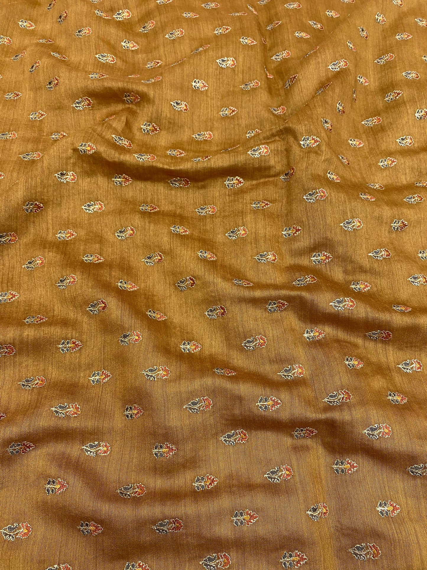 Pure Munga Embroidery (Color Availble) 44"Inch