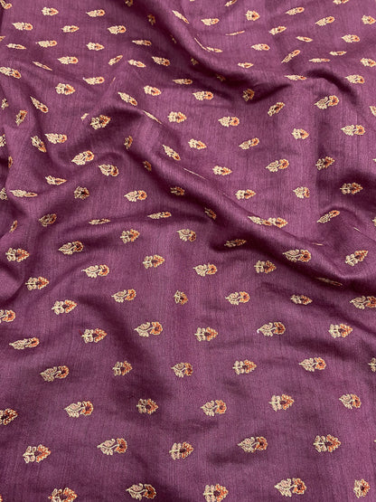 Pure Munga Embroidery (Color Availble) 44"Inch