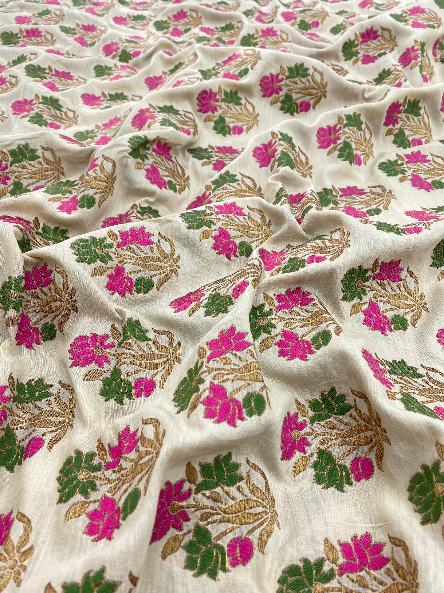 Pure Munga Meenakari Jacquard