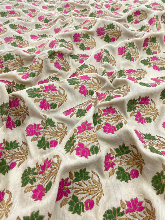 Pure Munga Meenakari Jacquard