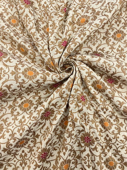 Pure Munga Meenakari Jacquard