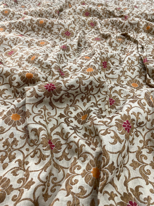 Pure Munga Meenakari Jacquard