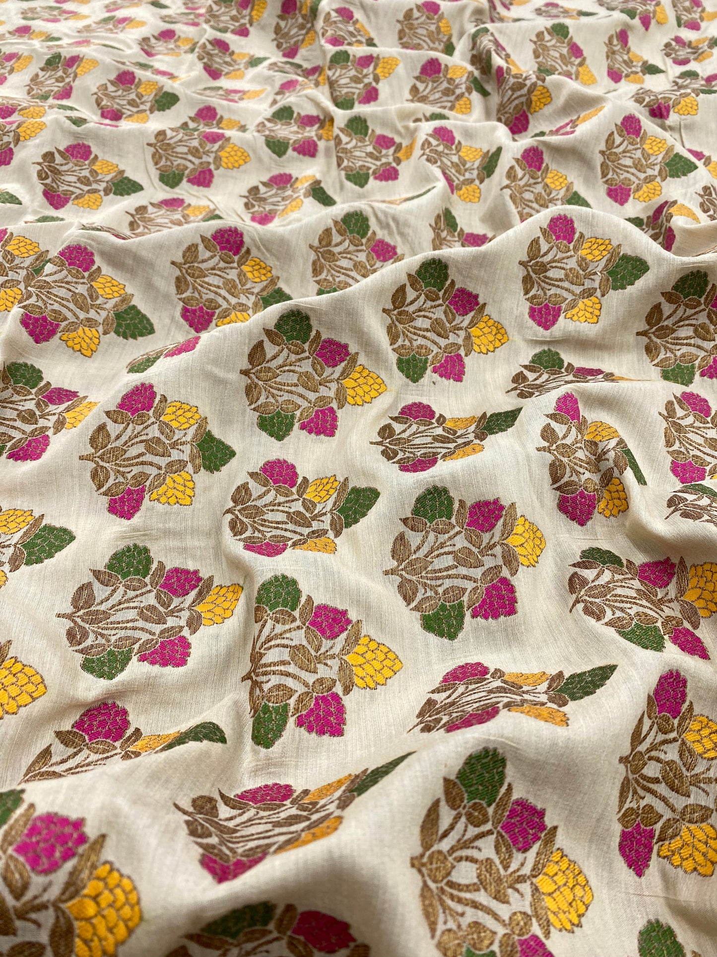 Pure Munga Meenakari Jacquard