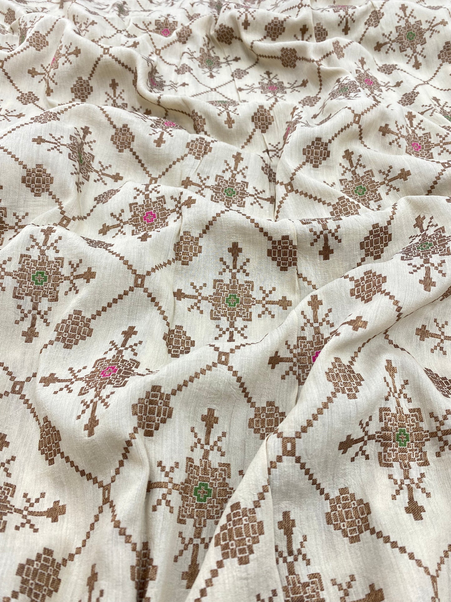 Pure Munga Meenakari Jacquard