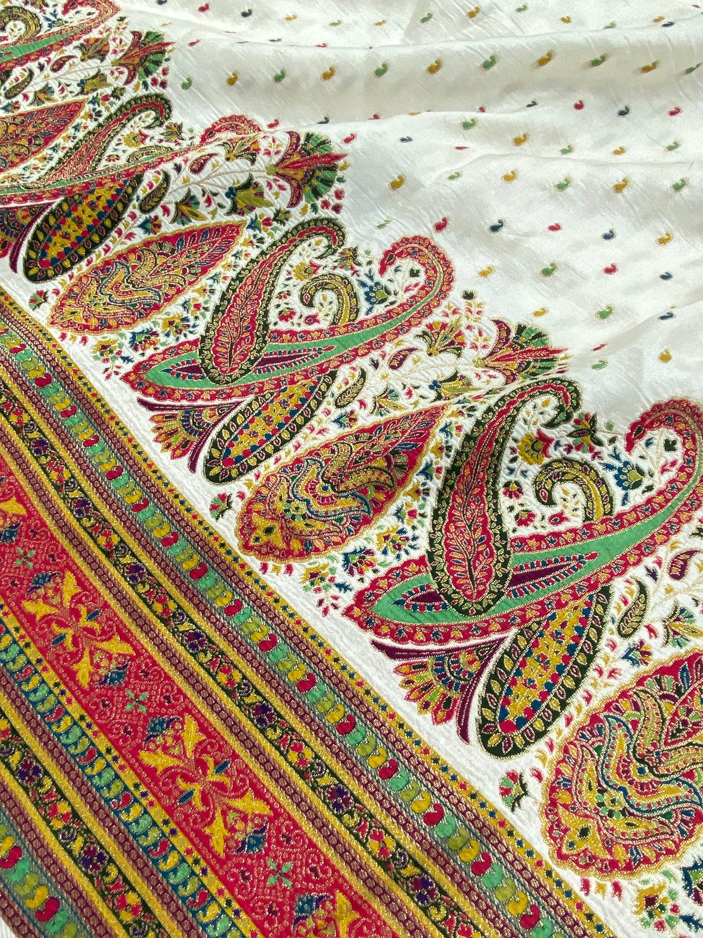 Dola Silk Jacquard With Print (Color Available) 44"Inch