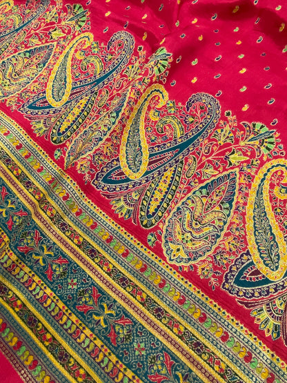 Dola Silk Jacquard With Print (Color Available) 44"Inch