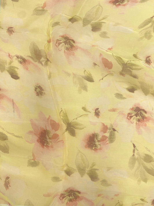Pure Silk Organza Print
